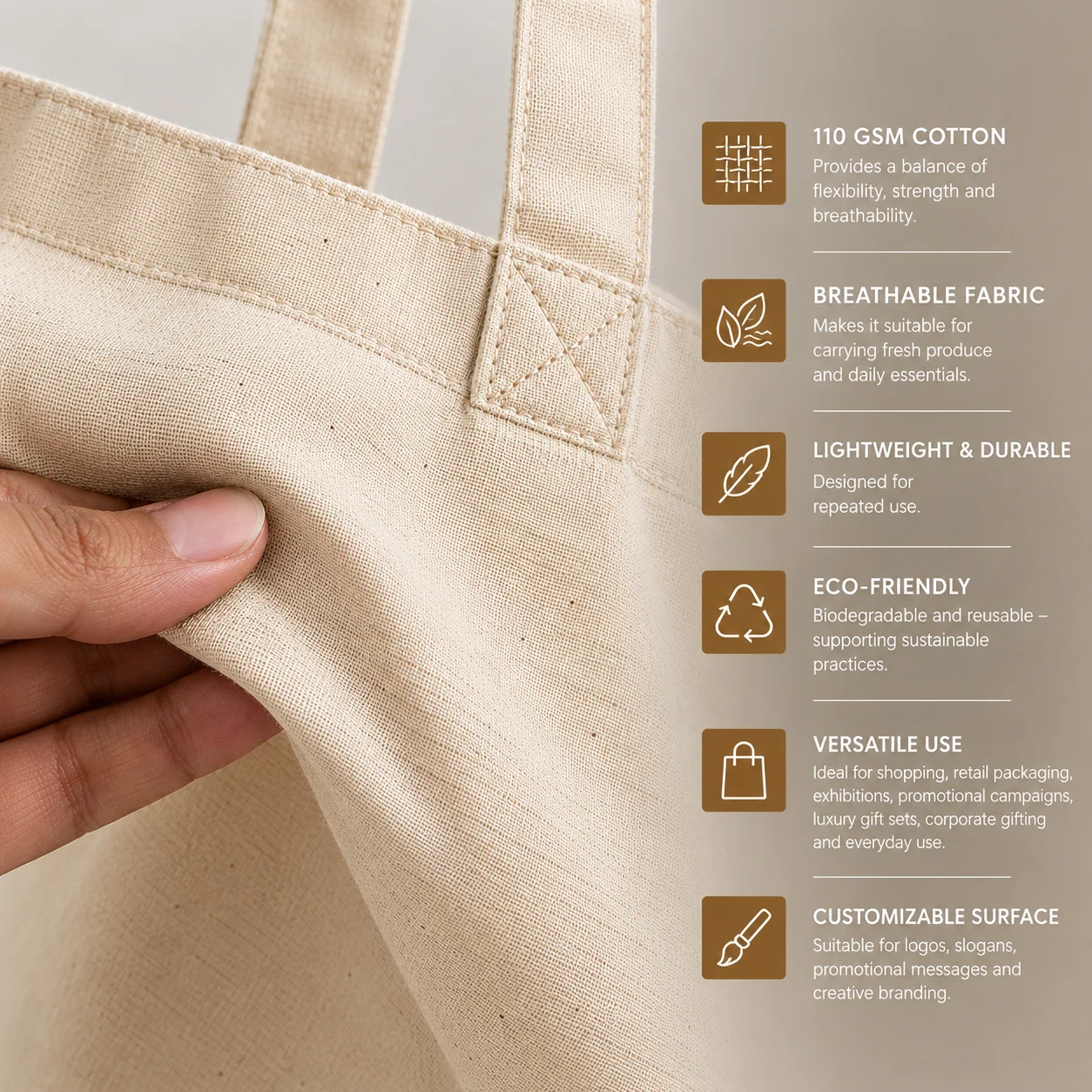Cotton Bag 110 GSM