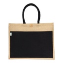 Jute canvas bag 225gsm BLACK